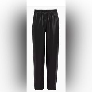 All Saints Crop Vegan leather Slacks